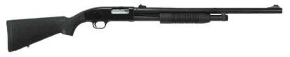 MAVERICK SLUG GUN 12GA 3" - 24" FULLY RIFLED R.S. BLK SYN