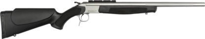 CVA SCOUT TD COMPACT 243 WIN - 20" TB W/RAIL S/S BLACK SYN